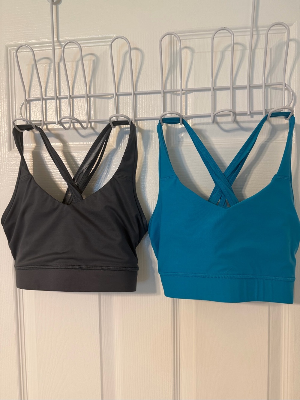 2 Set Avia Sports Bras Sex Racerback Sz M 8-10